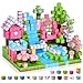 Coolzon Bloques de Construcción Magnéticos 154Pcs, Juguetes Creativos de Bloques Magnéticos Juguetes Sensoriales, Juego de Construcciones Magneticas de Regalos para Niños de 3+ Años