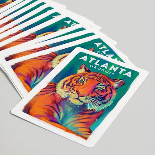 Baraja de 52 cartas estilo póker Atlanta Georgia miniatura 5