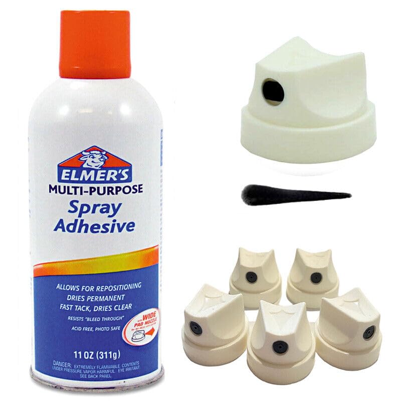 Spray Caps for Elmer's Spray Adhesive, (5) Pack OEM Direct Fitment NO CAN