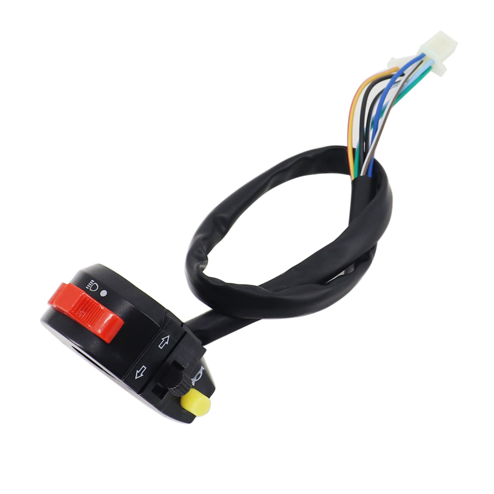 For 50cc 70cc 90cc 110cc 125cc ATV Quad Bike Buggy GoKart,3-Function Kill Light Hi-Lo Beam Electric Start Switch