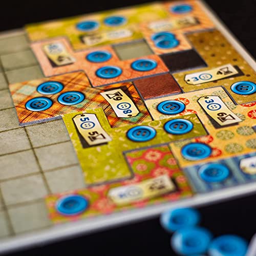 Galápagos Jogos Patchwork, Jogo de Tabuleiro Estratégia Simples, 2 jogadores, 30 min, Multicolor, PT
