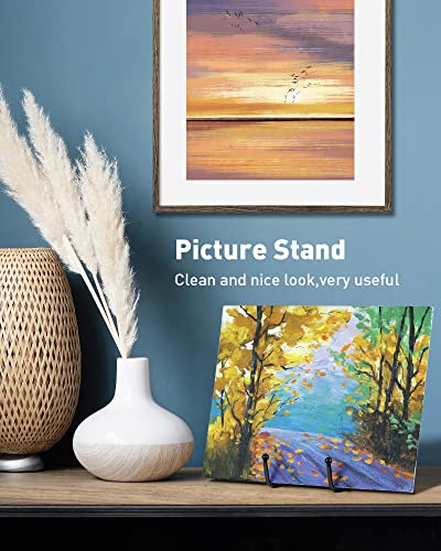 Cuncui 2 Pcs 6 In Plate Stands For Display, Plate Holder Display Stand, Easel Display Stand, Picture Frame Holder Stand, Book Display Stand, Cookbook Stand. #TOP3