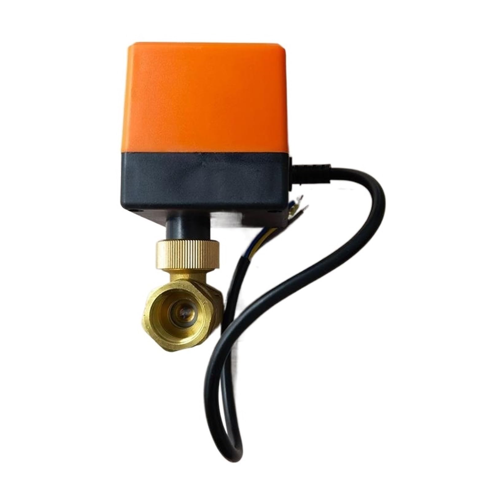 Válvula de bola, Válvula de bola DN15 / DN20 DN25 eléctrica motorizada 2 vías latón AC 3 cables con Cable actuador for Gas agua aceite(DN25 4N)