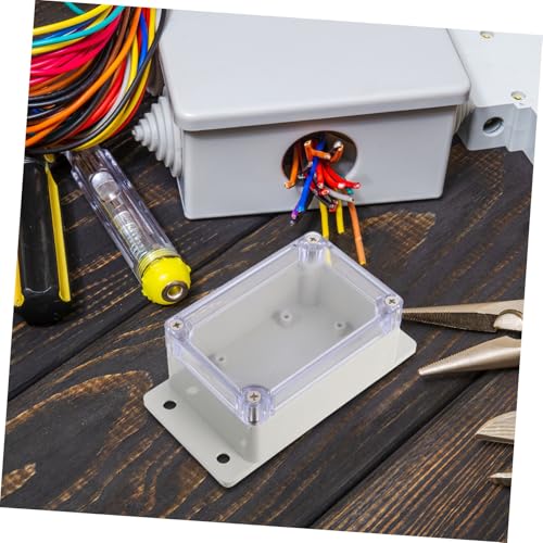 Plastique résistant et étanche pour ce lot de 3 boîtes de dérivation extérieures - 3