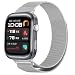 Produktbild GIOPUEY Armband Kompatibel mit Huawei Watch D2, Geflochtenes Edelstahlarmband [Verschleißfest] [magnetisch] Ersatzarmband - Silver