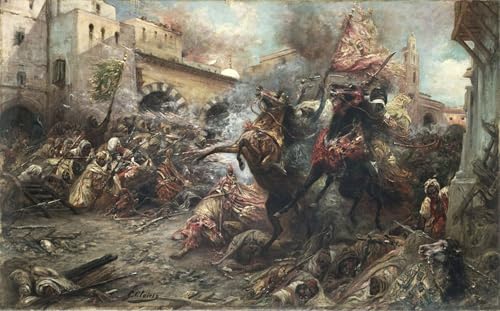 Cuadro para sala de estar con la pintura famosa de Georges Clairin en lienzo de 60x90cm