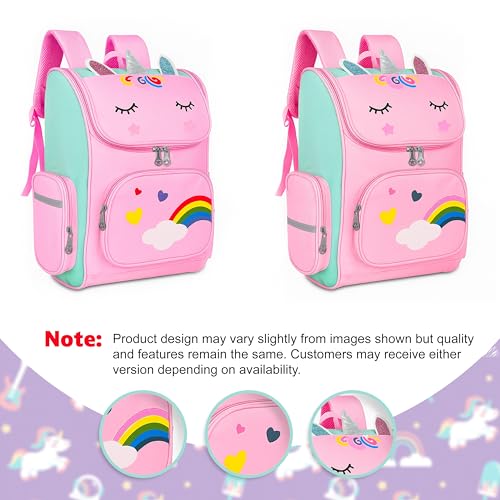 Image of Storite School Backpacks for Girls Stylish Bags for Girls Kids 7-12 Years Old Cartoon Water Resistant Backpack Durable Burden Relief School Bag Birthday