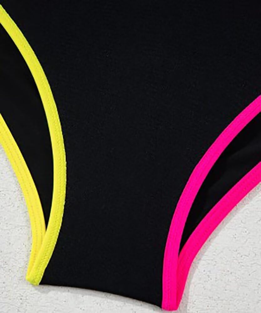 2 Piece Swimming Costume Tummy Control Swimsuit Ruched Padded Swimwear, Plus Size Bathing Suits for