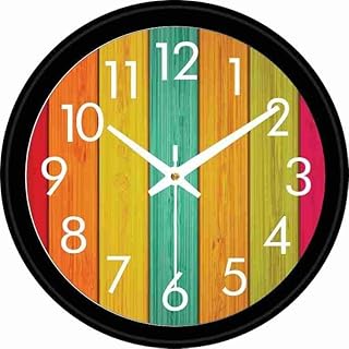 JV Enterprises Stylish Wall Hanging Round Stylish Wall Clock Modern Design Decorative Clock for Living Room, Bedroom, Kitc Price In India