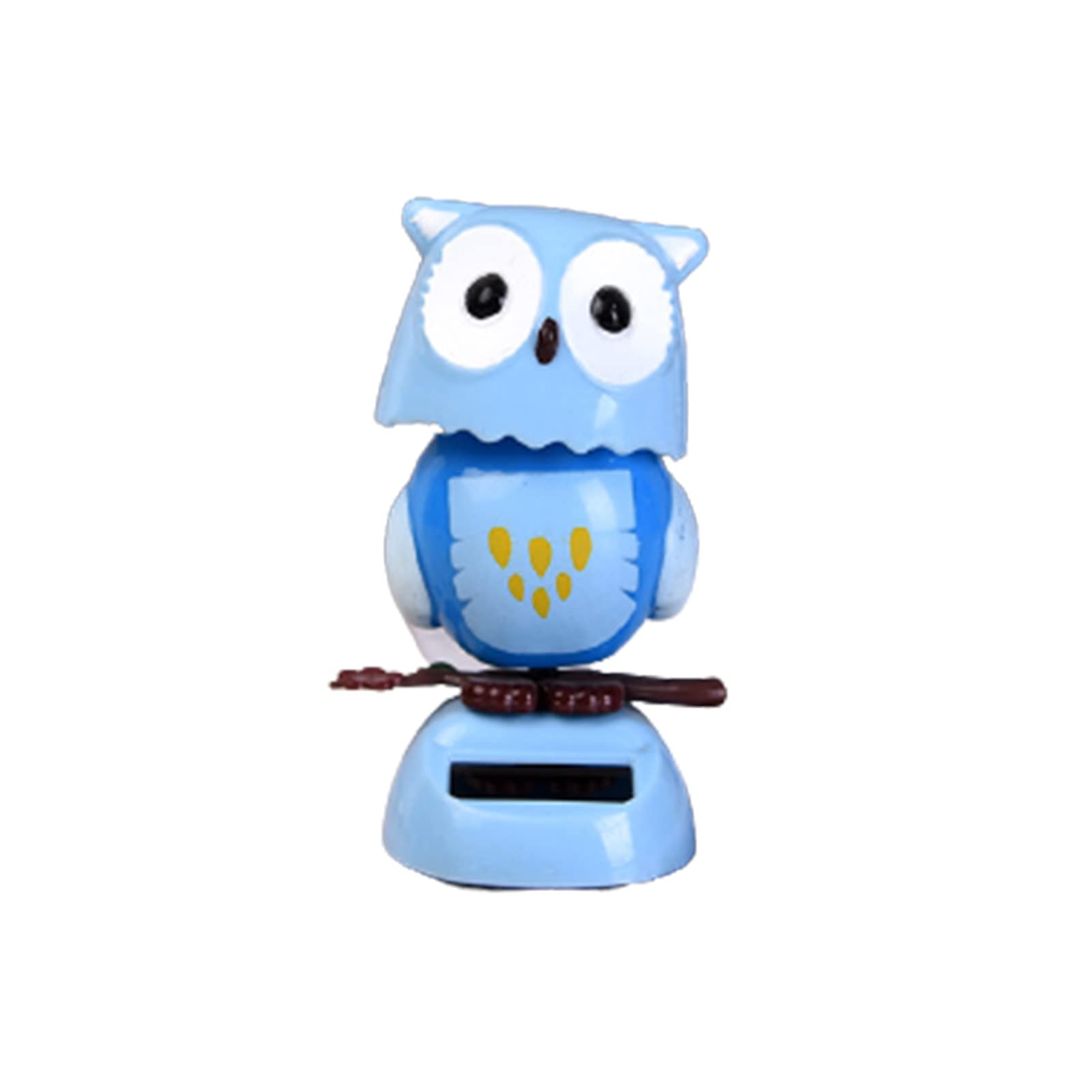 VALINK Solar Dancing Toy, Car Dashboard Decoration,Cartoon Animal Solar Car Decoration Ornaments,Used for Car Desk Decoration Blue Owl
