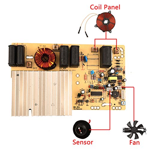 Buy 3000W 220V Circuit Board with Coil Heating Control