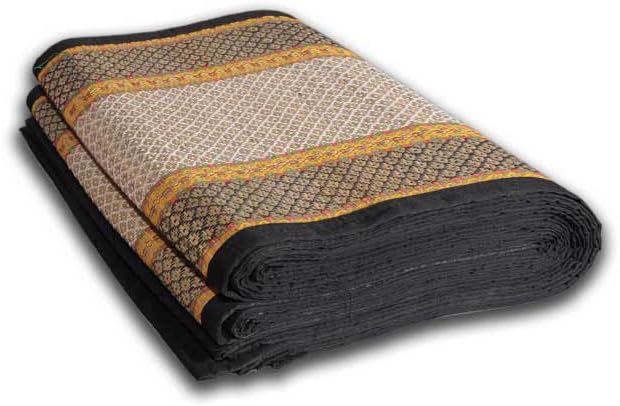 MONTISA Crafts N Loom Handmade Organic Eco-Friendly Portable River Grass Mat (54 x 80-inch, Multicolour)