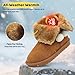 Girls Winter Boots Warm Toddler Snow Boots Cozy Fuzzy Kids Ankle Boots Boys Outdoor Fashion Booties Shoes for Little Big Kid