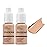 2 Pack PHOERA Foundation,Full Coverage Foundation, Concealer Foundation Full Coverage Flawless New 30ml PHOERA 24HR Matte Oil Control Concealer(103 Warm peach