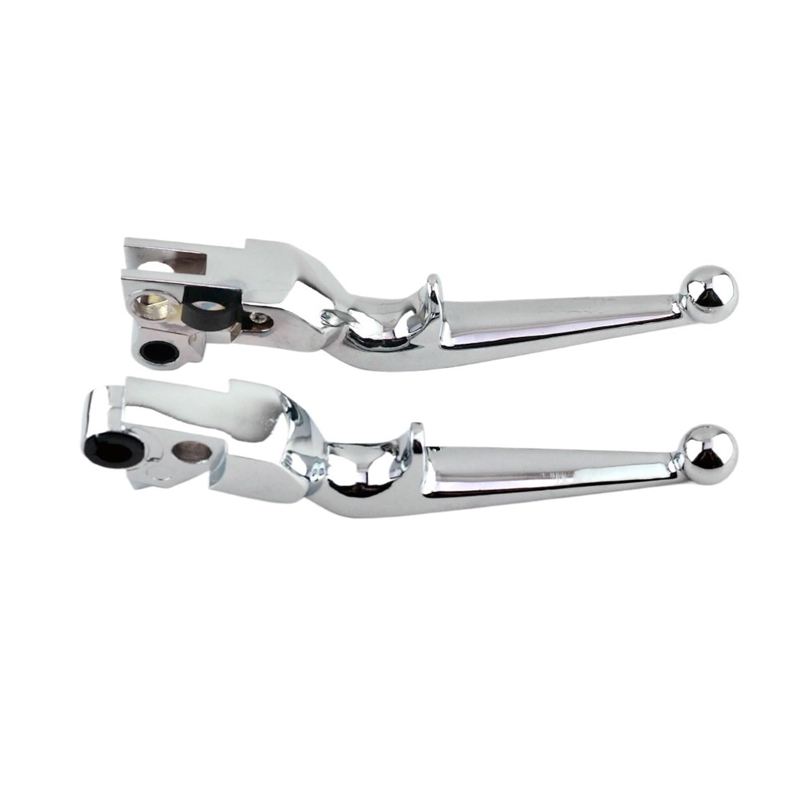 Wkdyriwo Chrome Motorcycle Brake Clutch Lever For Har&Ley Sportster Xl 883 1200 Touring Dyna Softail Handle Cable Shifter Levers Motorcycle Brake Clutch Levers
