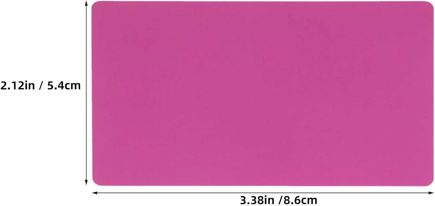 100pcs Laser Engraving Aluminum Blank Cards 86x54x0.21mm