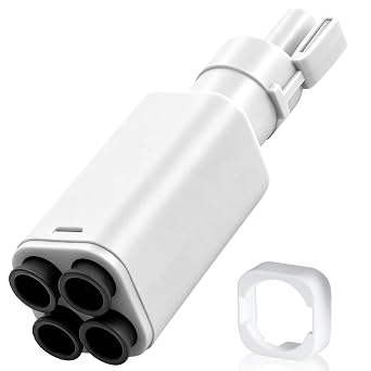 Upgrade ABS 4-in-1 PTFE Adapter Replacement for Bambu Lab A1/A1mini 3D Printer Accessories,Excellent AMS Tubing Connectors