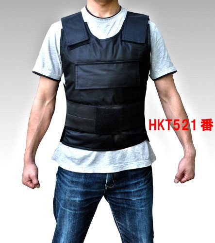 HKT 521 専用収納袋付き。　危険な 強盗や泥棒の ナイフ、刃物、包丁の 攻撃から身を守る防護服 防刃ベスト (ぼうはチョッキ、ぼうじんべすと) タクシドライバーや警備員の危険なお仕事にもｌ安心の ぼうじんベスト