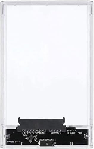 Caja de disco duro de 2.5 pulgadas, carcasa de disco duro SSD, soporte de hasta 2 TB, carcasa de estado sólido de hasta 6 Gbps, carcasa portátil SSD