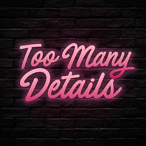 Couverture de Too Many Details
