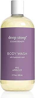 Deep Steep Body Wash with Hyaluronic Acid for Optimal Skin Hydration 17oz (Fig Apricot)