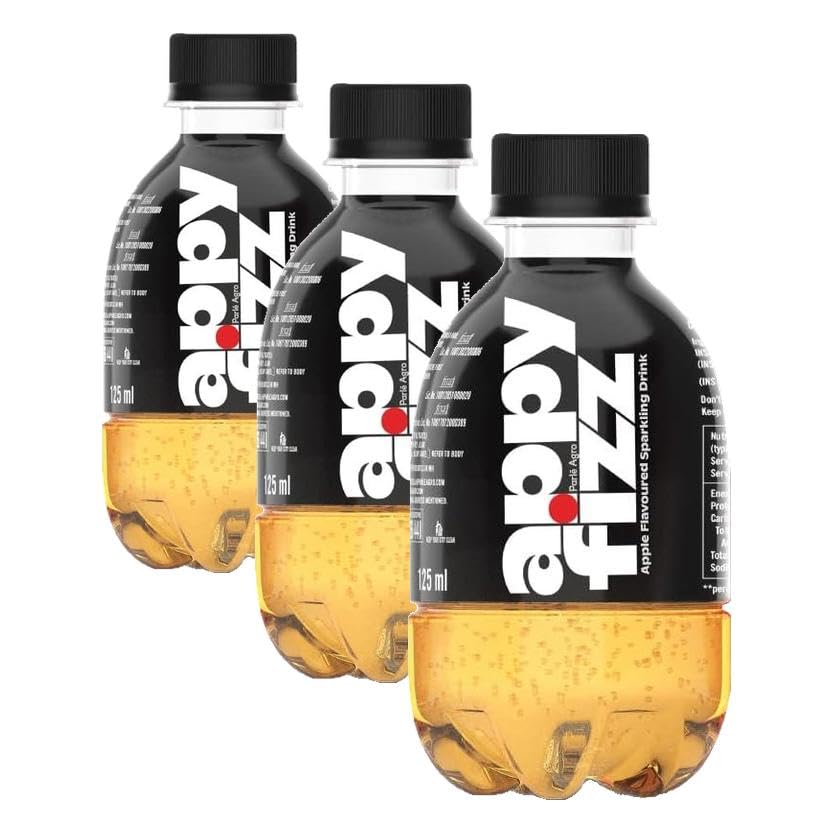 Image of Appy Fizz Apple Pet Bottle 125ml (Pack of 3)