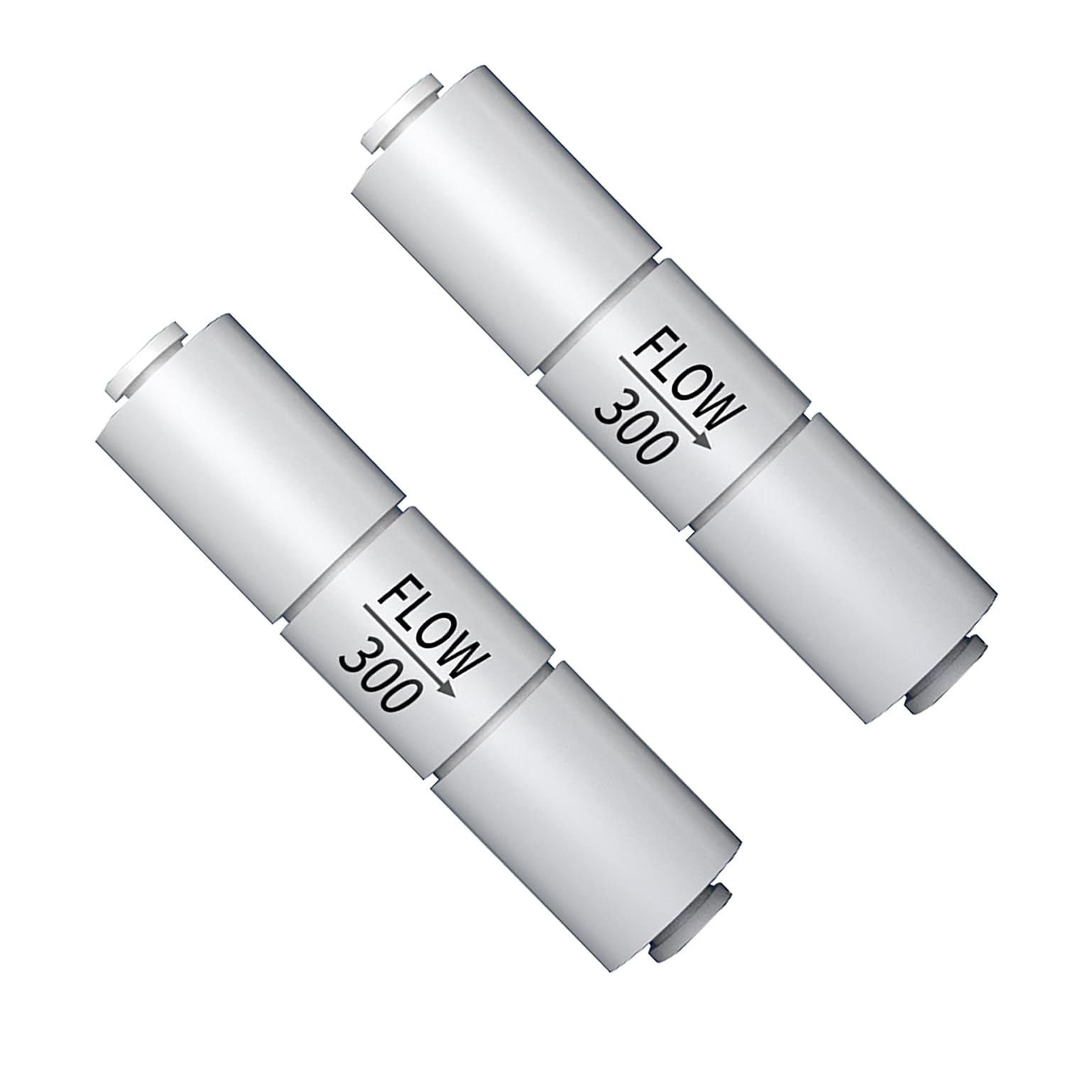 2PCS 50 Gallons Day Flow Restrictor 300cc 1 4 Inch Quick Connect Fitting Wastewater Ratio Filter Cartridge Home — view 3