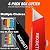 REXBETI 4-Pack Utility Knife, Heavy Duty Aluminum Shell Retractable Box Cutter for Cartons, Cardboard and Boxes, Extra 10 Blades Included