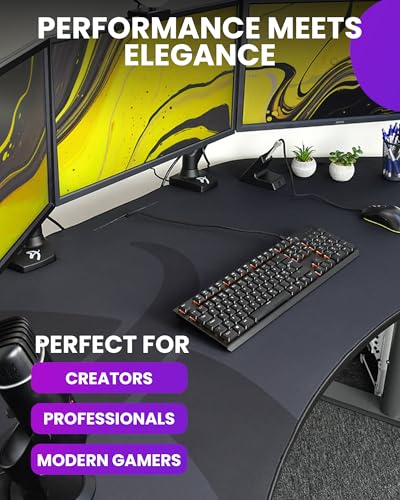 Image of Arozzi Arena Angelo Gaming Desk Gun Metal