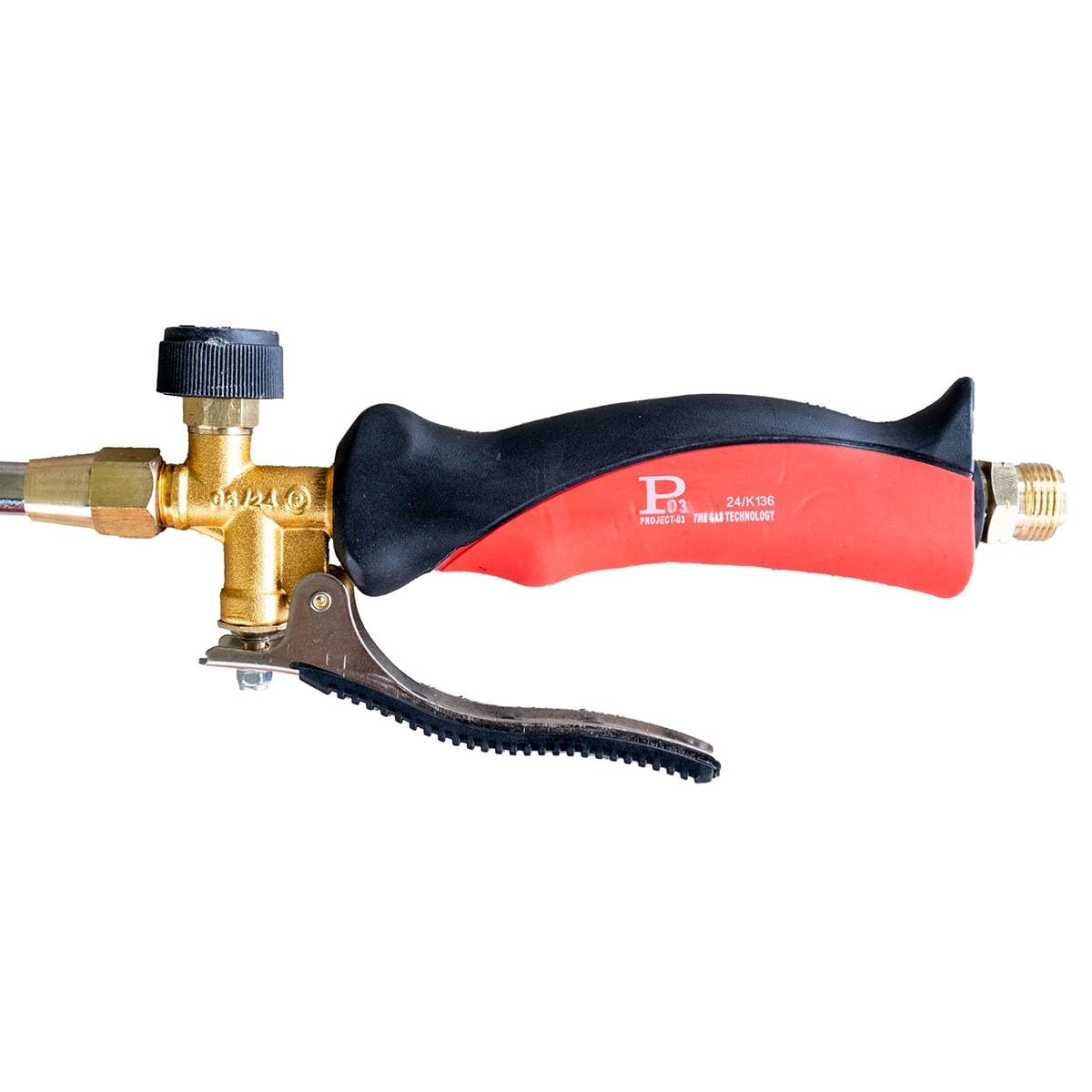 INTEC - Désherbeur thermique à gaz 2 Bruleurs Ø 60 mm Turbo Détendeur gaz 4.0 bar Tuyau 5m INTEC