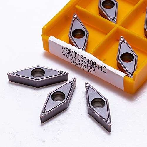 10 piezas VBMT160408 VBMT160404 Carburo CNC Herramientas Torno miniatura 2