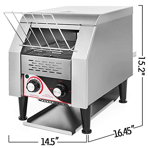Haushaltsgeräte, Küchengeräte, kommerzieller Toaster, 2,2 kW, Elektrischer Fördertoaster, 300 Stück/Std. – Bild 3