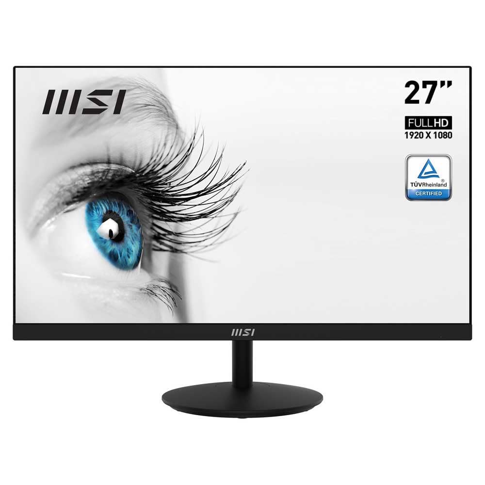 msi PRO MP271A Monitor 27" IPS FHD (1920x1080), 100Hz / 1ms, EyeCare, Altoparlanti integrati, Schermo antiriflesso, HDMI, DP, VGA, AUX, VESA