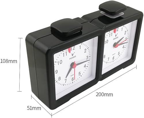 Miniatura 5 de Reloj de ajedrez cuarzo analógico electrónico reloj de ajedrez cuenta hacia arriba temporizador de juego Temporizador de juego I-go temporizador de