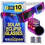 exclipse – exclipse Sonnenfinsternisbrille 10er-Pack mit Handy-Filter –