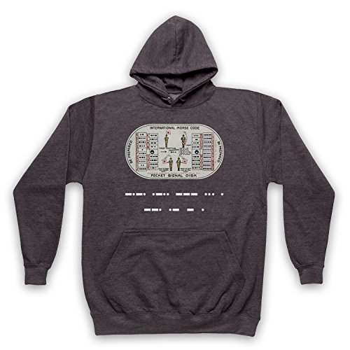 Sweat stranger morse code gate pour eviter le froid avec un style de serie tv fantastique