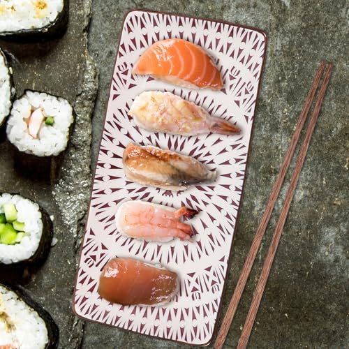 Set de platos japoneses Happyyami para sushi, 6 piezas miniatura 3