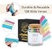 Bible Verse Jar, Inspirational Gifts for Women with 108 Bible Verse, Christian for Women Best Friend Graduation Gifts for Her Birthday for Mom Study Supplies for All Ages