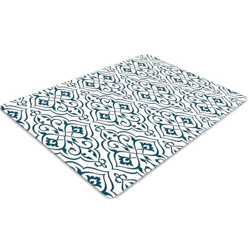 Tapis pour protection 120x90 cm rectangulaire en PVC transparent pour sol - 2