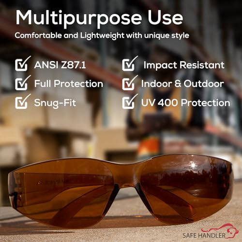Image of HYLINE, Safety Glasses, Anti-Fog and Anti-Scratch, Assorted Lens, 12 PK