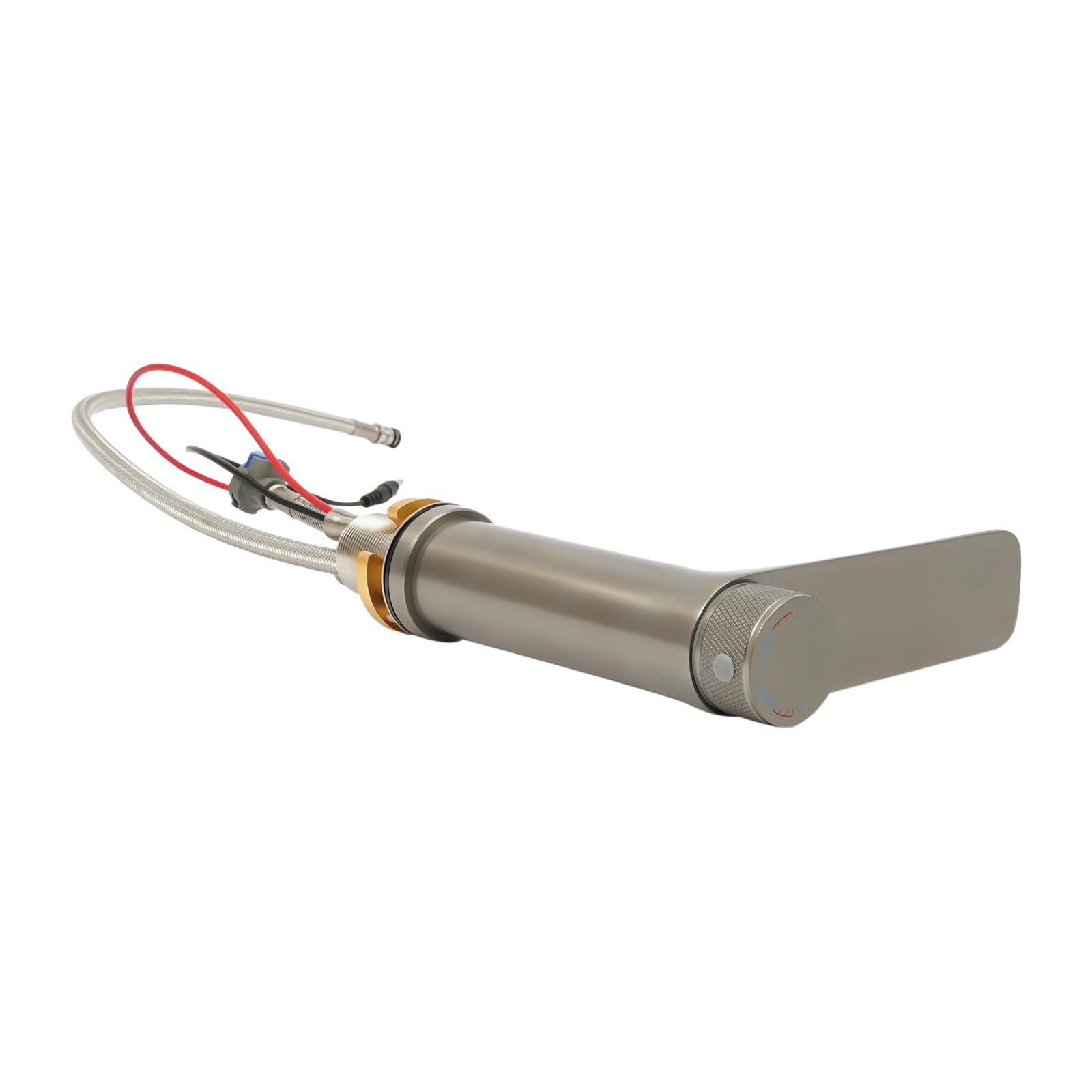 Bateria łazienkowa z czujnikiem podczerwieni, armatura z czujnikiem 5 V, automatyczna armatura ze stali nierdzewnej 304, bezdotykowa bateria umywalkowa z USB/baterią, regulacja temperatury
