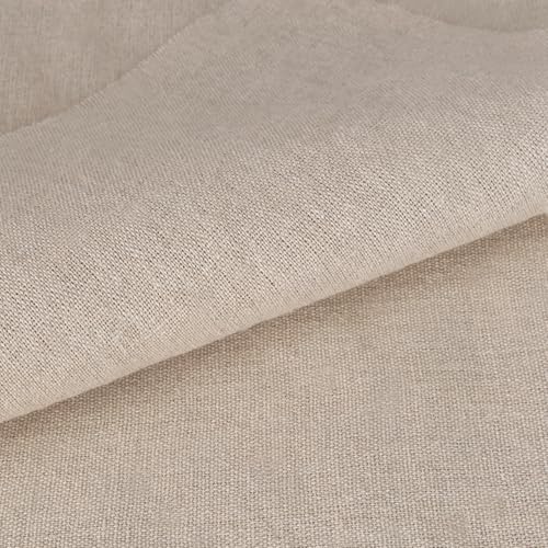 Linen Embroidery Fabric by The Yard 62 Inch Wide...