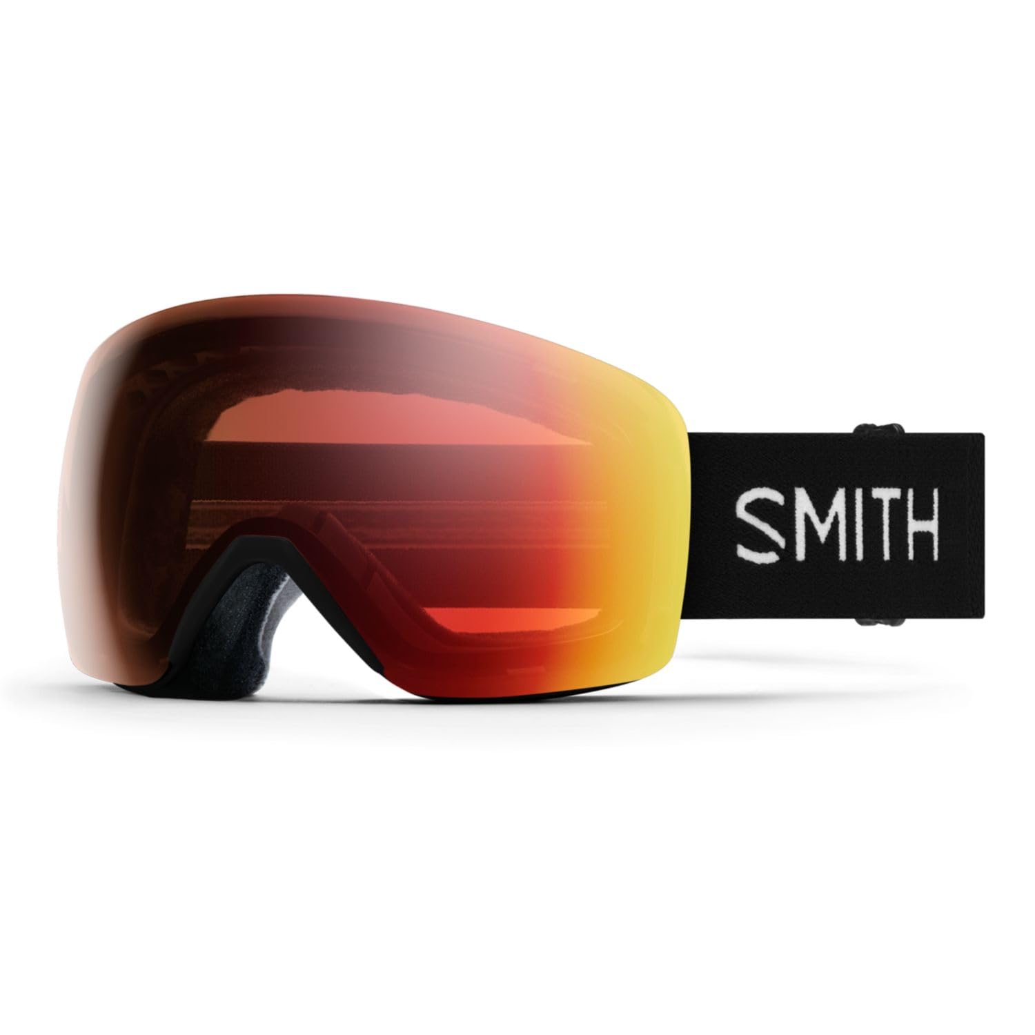 Smith OPTICS SKYLINE Ski- Snowboardbrille BLACK - ChromaPOP PRO Photochromic Red Mirror