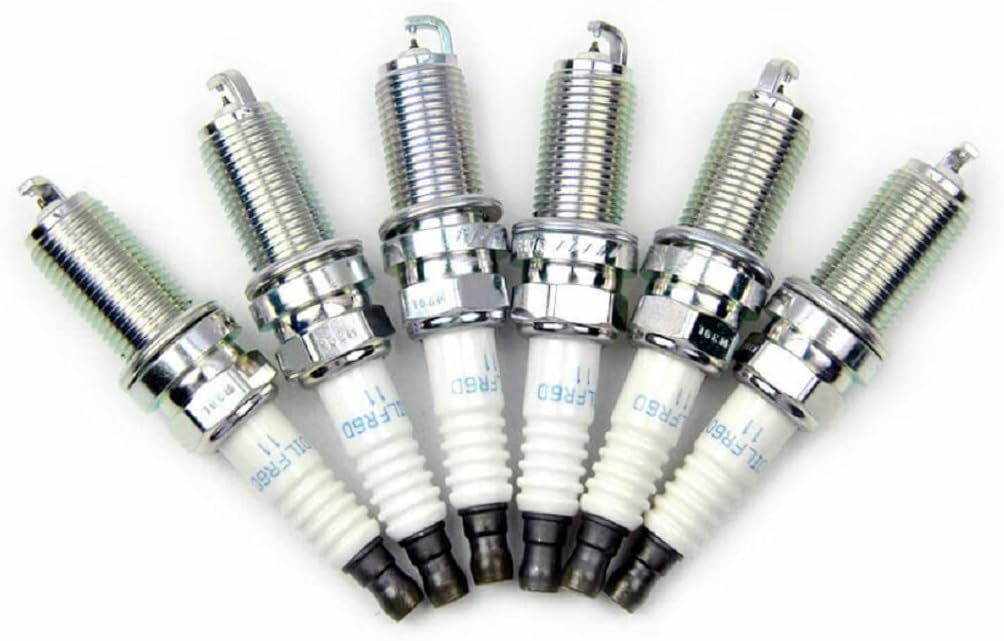 6PCS/Set Spark Plug 6176 DILFR6D11 NAdNgZzU