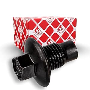 febi bilstein 48907 Ölablassschraube mit Dichtring Schwarz