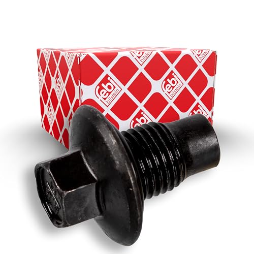 febi bilstein 48907 Korek spustowy oleju z pierścieniem uszczelniającym, 1 sztuka, czarna