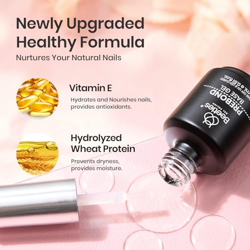 Image of Beetles Gel Base Coat 15ml Prebond Base Gel Polish Soak Off UV LED Nail | Prebond base gel creates a smooth foundation for gel polish with soak off removal and lasting wear.
