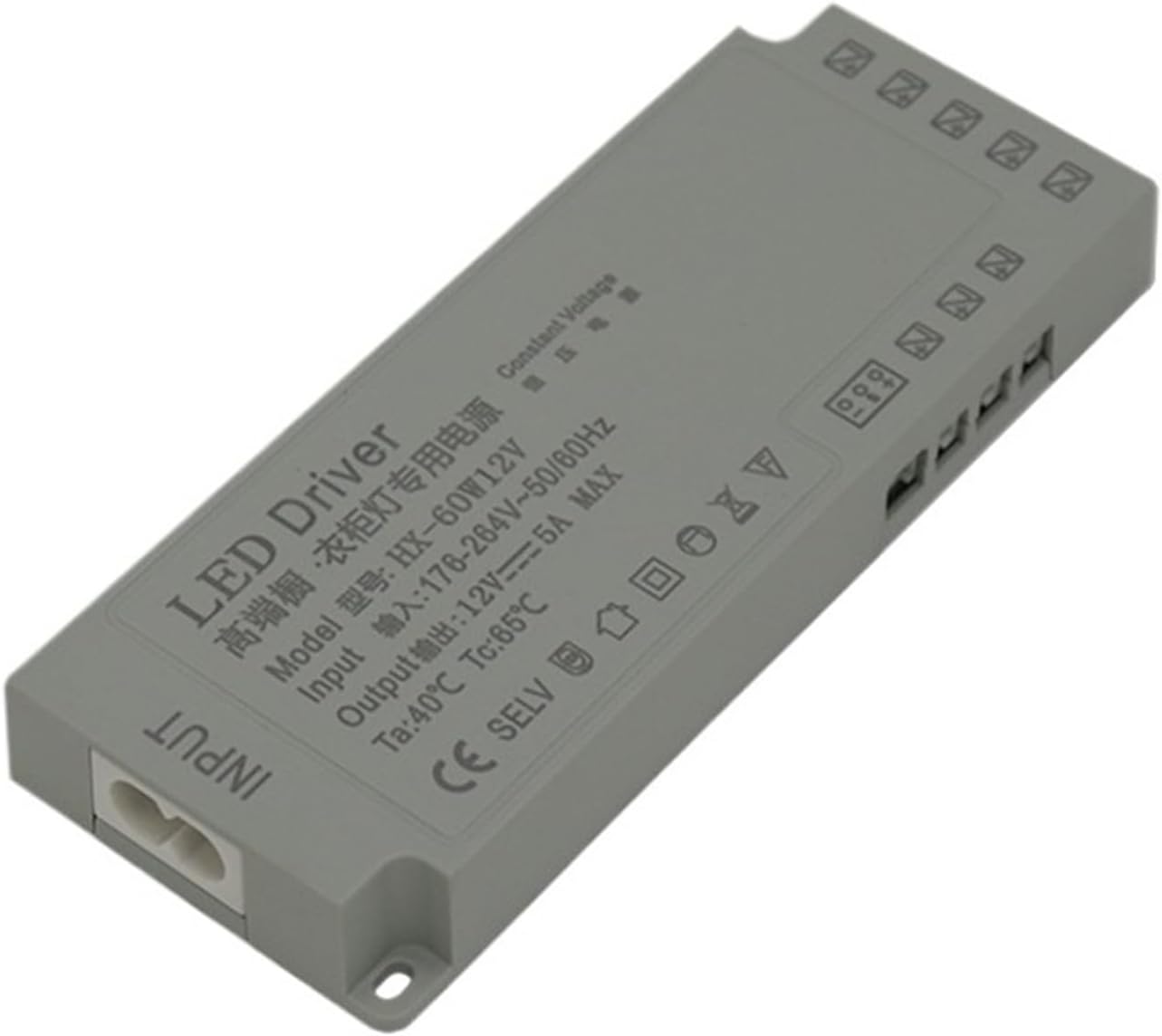 Applicable to led220v to 12v 24v Ultra-Thin Wardrobe Light Switch Power Light bar Induction Wine Display Cabinet Control(24V-36W-Dual Port)