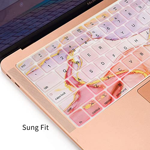 Kerom Keyboard Cover For Macbook Air 13 Inch 2021 2020 Model A2179 A2337 M1 Chip, Macbook Air 2020 Keyboard Cover, Silicone Keyboard Skin Keyboard Protector thumb #4