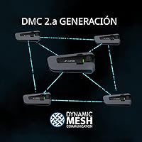 Vista 9 de Cardo PACKTALK Edge - Sistema de comunicación Bluetooth para motocicleta, intercomunicador para auriculares, paquete doble